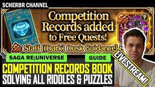 Competition Records Book Solving All Riddles & Secrets Livestream - Romancing SaGa reUniverSe