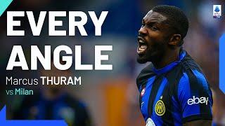 Marcus Thuram makes spectacular debut in Milan derby  Every Angle  Inter-Milan  Serie A 202324