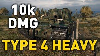 World of Tanks  Type 4 Heavy - 10000 Damage...