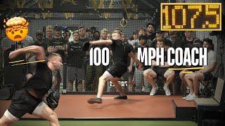 Pitching Coach Throws 100+ MPH