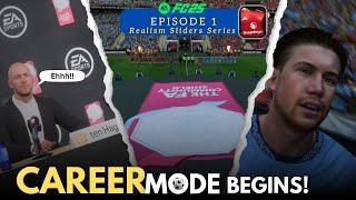 TTB #EAFC25 CAREER MODE EP1 - REALISM SLIDERS SETTINGS COMMUNITY SHIELD AND MORE