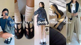 summer to fall DAILY OUTFIT IDEAS basic items only