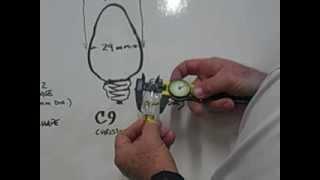 C-9 Shape Light Bulb Identification