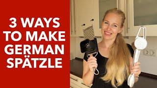 3 Ways To Make German Spaetzle - Spaetzle Makers Overview