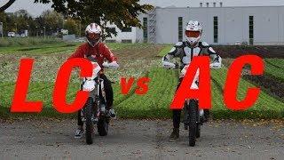 Beta RR 125 LC vs AC  The BATTLE  +Yamaha WR & Honda CRM  X-Racing