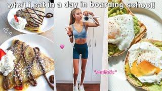 WHAT I EAT IN A DAY IN BOARDING SCHOOL 2023 *realistic*