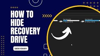 How to hide Recovery Partitions from My Computer  Hindi tutorial