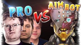 Pro Players vs Aim Botters MONTAGE Ep.1  Overwatch Seagull Taimou and Surefour vs CHEATERS