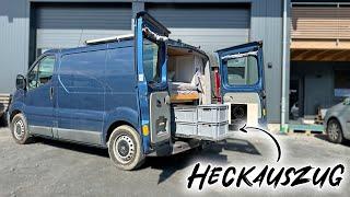 Ladebooster & Heckauszug nachrüsten im Opel Vivaro Campervan FSW 1424