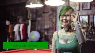 Zhuo Dan Ting - Chinas female tattoo artist #seeyourpassion