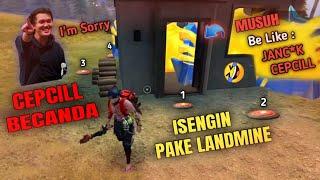 JEBAKAN LANDMINE CEPCILL  BIKIN MUSUH NANGIS DI TEMPAT - GARENA FREE FIRE