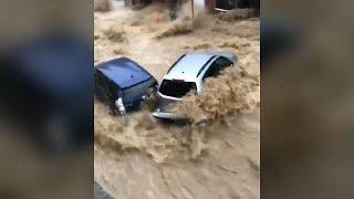 Flash flooding causes chaos in parts of Baltimore