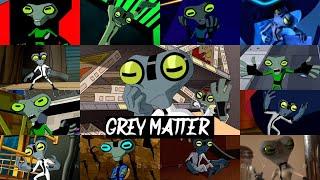 All grey matter transformations in all Ben 10 series