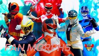 POWER RANGERSUPER SENTAI FAN MORPHS MMPR Time Force Gokaiger Shinkenger Dino Fury