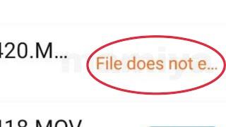 Share Karo File does not exist problem