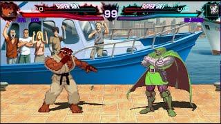 Evil Ryu Vs Psylocke Dizzy Kyo Dr. Doom HD Mugen Screenpack Chars +1000 sub fight sceen