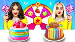 Fast Medium or Slow Cake Decorating Challenge  Try Eating in 1 Second by Ratata Cool