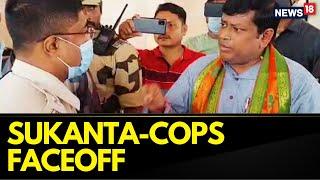 West Bengal Election News Today  State BJP President Sukanta Majumdar Vs. West Bengal Police