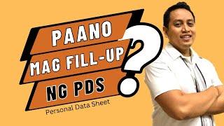 PAANO MAG FILL-OUT NG PDS Personal Data Sheet