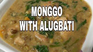 MONGGO WITH ALUGBATI  PINOY FOOD  EASY RECIPE