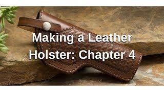 Making a Leather Holster Chapter 4 Adding the Stitch Holes for Sewing