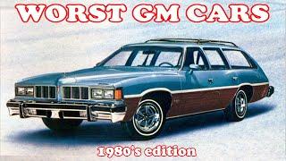 Worst cars of the 80s from General Motors