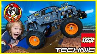 LEGO Technic MONSTER JAM Toys UNBOXING  Grave Digger & Max-D Speed Build & DIY Stadium FREESTYLE