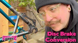 Disc Brakes On a Retro Bike - Building the ultimate retro MTB