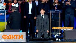 Порошенко и Зеленский встали на колени перед народом Украины дебаты 2019