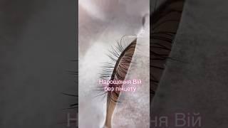 Нарощення Вій без пінцету. Освоюю нову техніку. Як Вам ? #вії #lashes #лэшмейкер #eye #ресницы