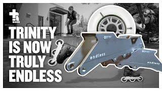 Endless 90 Trinity Frame + Iqon Eqo 90 Wheel Review  Big Wheel Inline Skating