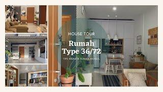 House Tour Rumah Type 3672  Ide Menata Rumah Mungil