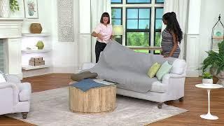 SureFit 56x75 Multi-Use Basketweave Furniture Protector on QVC