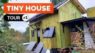  TINY HOUSE SUSTENTABLE en el SUR de CHILE  18m² Tour por la Parcela y la Casita Off-Grid