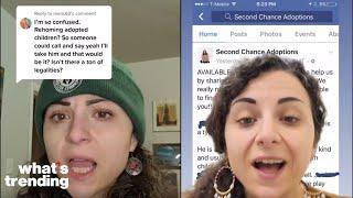 Viral TikTok EXPOSES Facebook Group For Rehoming Adopted Children  Whats Trending Explained