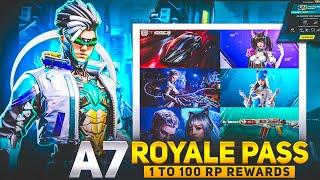 A7 ROYAL PASS  1 TO 100 RP REWARDS  ACE 7 ROYAL PASS LEAKS  3.2 Update New Events PubgBGMI