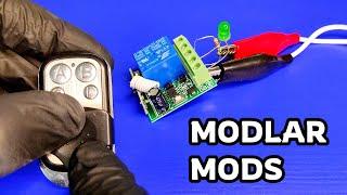 In which modes can the remote control and single-relay module work?