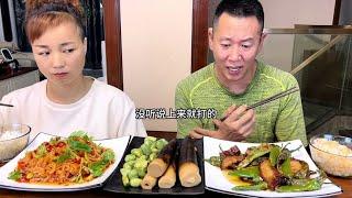 提前提醒他都不管用，那就别怪我了#eating show#eating challenge#husband and wife eating food#eating#asmr eating