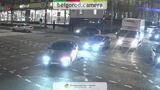 ВАЗ vs BMW на проспект Богдана Хмельницкого.