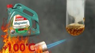 Castrol Magnatec 5W40 How clean is engine oil? Test 100°C