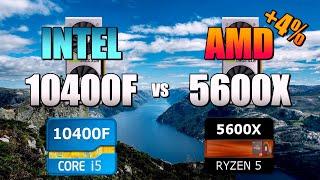 10400F vs 5600X - 2060S  CSGO  Fortnite  PUBG  GTAV  Overwatch.