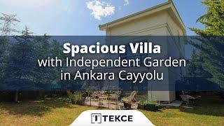 Spacious Villa with Independent Garden in Ankara Cayyolu  Tekce Overseas ®