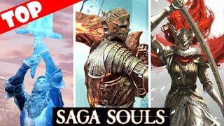 TOP 15 MEJORES ARMAS de la SAGA SOULS y ELDEN RING  según los maestros