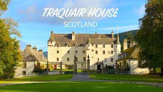 Traquair House - Scotlands Oldest Inhabited House in the Scottish Borders of Scotland