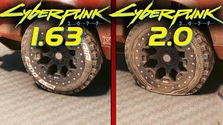 THE BIG COMPARISON  Cyberpunk 2077 1.63 vs 2.0  PC  ULTRA