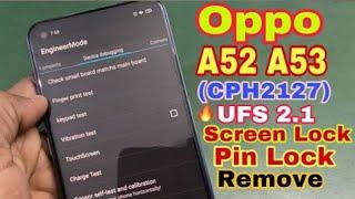 Hard reset Oppo A52 & A53 2023 Unlock Pattern & Frp By OPPO Tool 2023