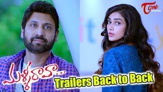 Malli Raava Movie Trailers Back to Back  Sumanth Aakanksha Singh