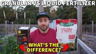 Granular VS Liquid Fertilizer Whats The Difference And How To Use Them