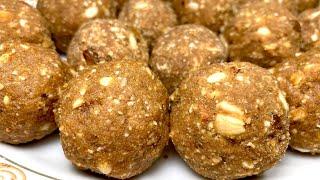 आटा गुड़ गोंद के ड्राई फ्रूट वाले लड्डू  Wheat flour jaggery laddu  Punjabi Pinni laddu recipe