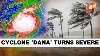 Cyclone ‘Dana’ In Odisha  Watch Violent Waves At Paradip Beach As Cyclonic Storm Turns Severe